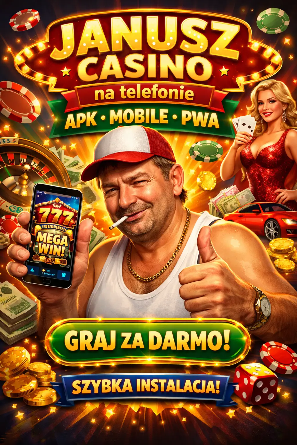 Janusz Casino bonus do 500 DS za wpłatę